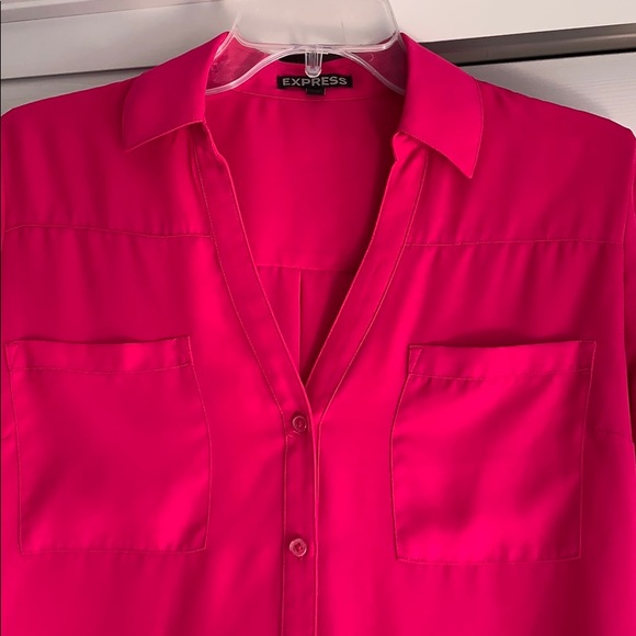 SOLD Express Button Down Top - Picture 2 of 5